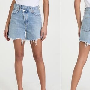 💕 Agolde Criss Cross Denim Shorts - Size 4/27